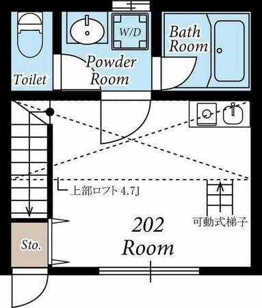 コーポUSHIOの物件間取画像